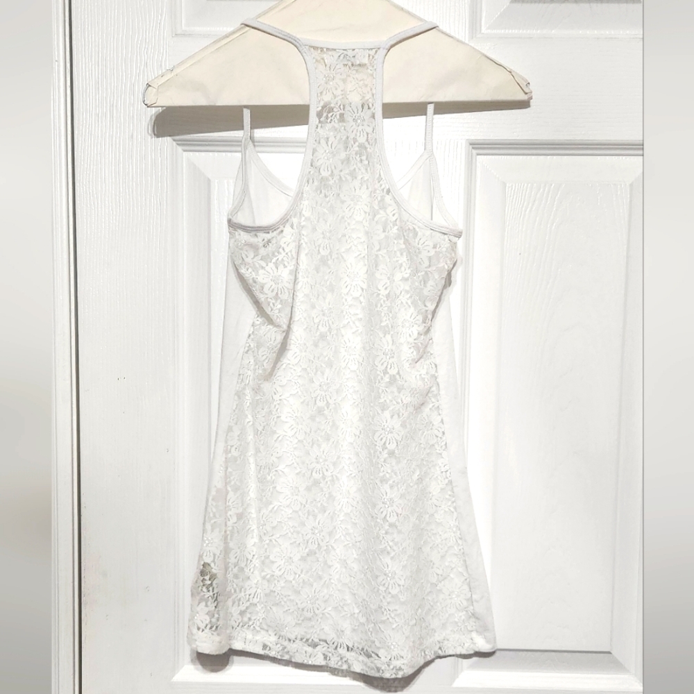 Lace Racerback Tank - Picture 2 of 3